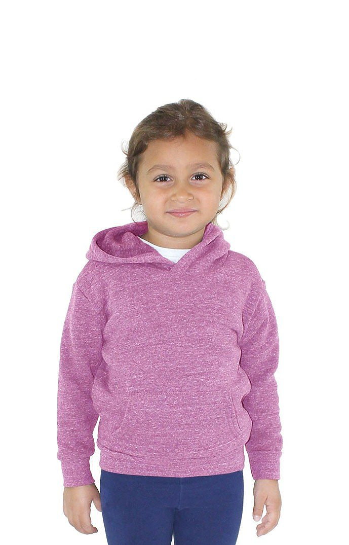 Royal Apparel 25065 Toddler Triblend Fleece Pullover Hoodie - Tri Purple