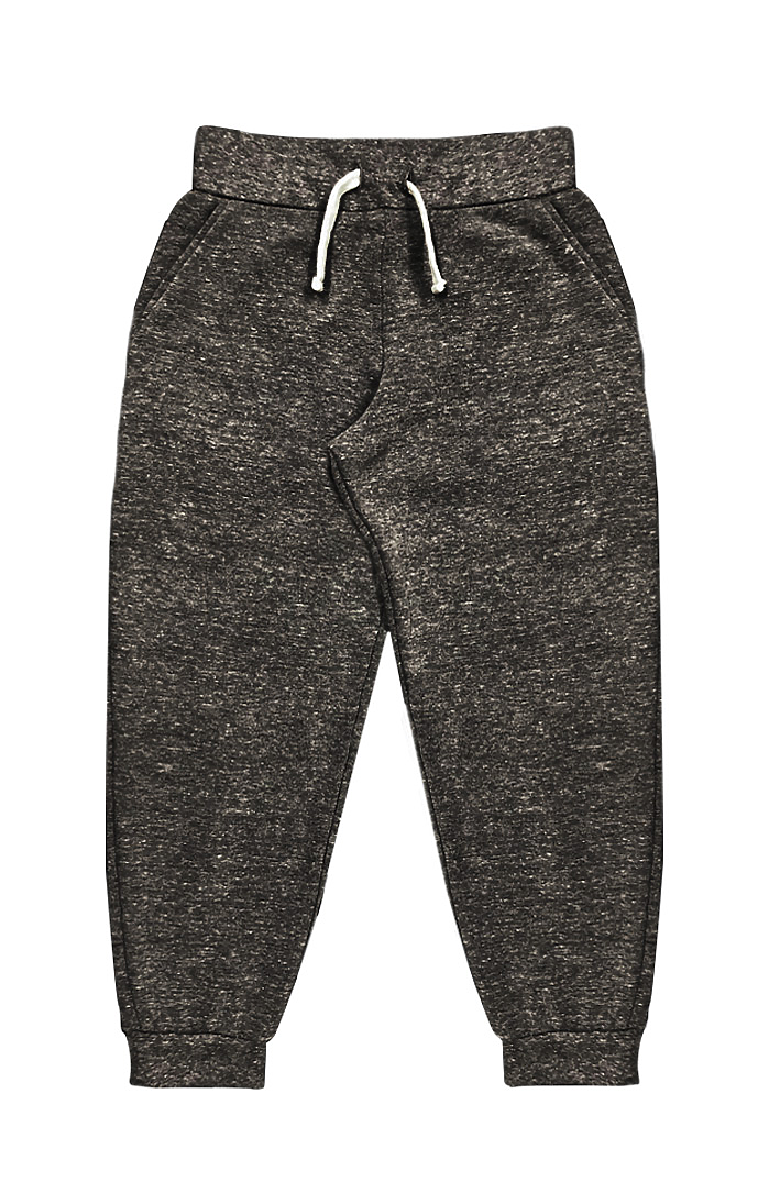 Royal Apparel 25067 Toddler Triblend Fleece Jogger Sweatpant - Tri Onyx