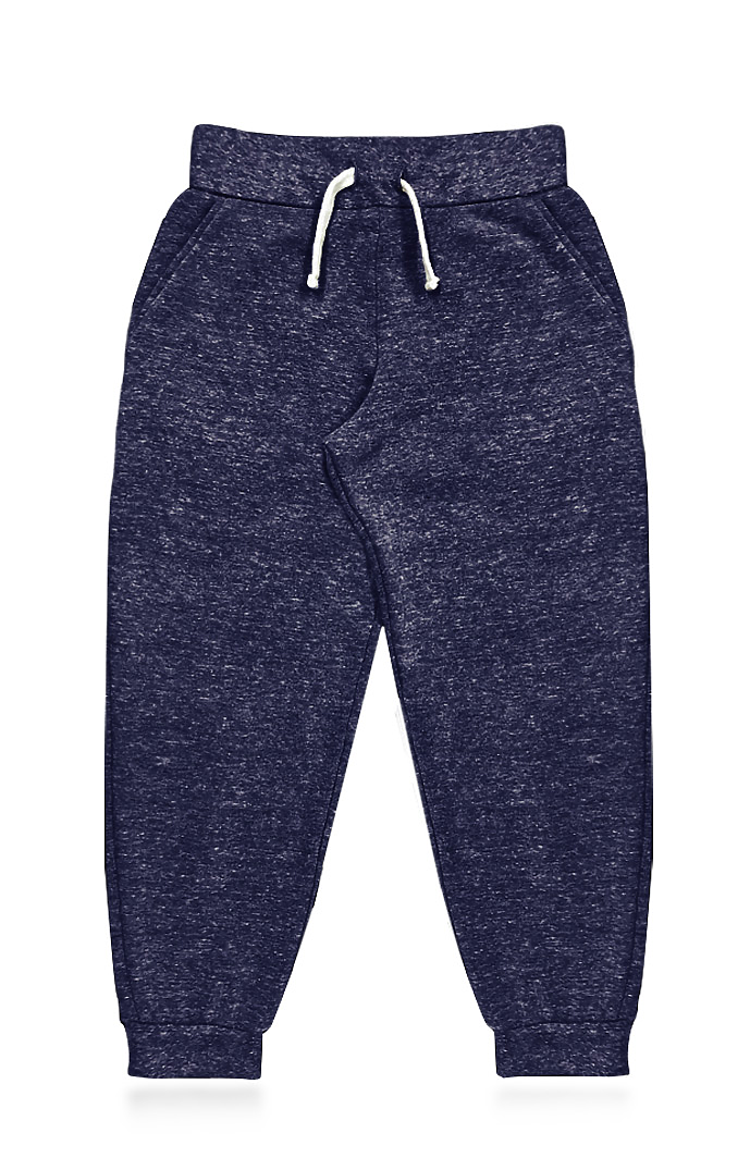 Royal Apparel 25067 Toddler Triblend Fleece Jogger Sweatpant - Tri Denim Navy