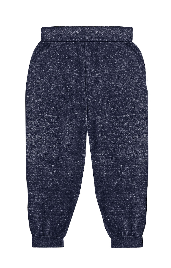 Royal Apparel 25067 Toddler Triblend Fleece Jogger Sweatpant - Tri Denim Navy