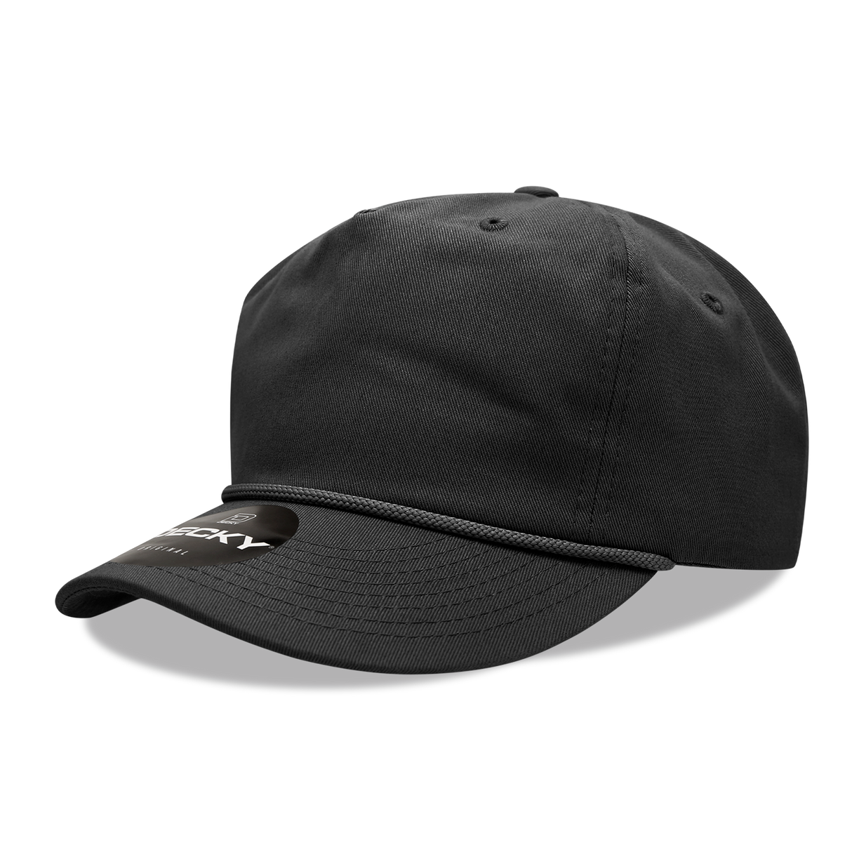 Decky 5 Panel High Profile Relaxed Cotton Rope Hat | Decky 252