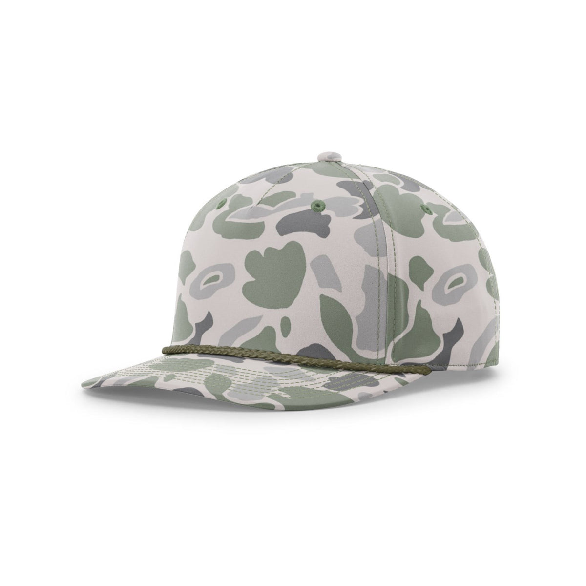 Richardson 258P Printed Five Panel Classic Rope Cap | Retro Trucker Hat Wholesale