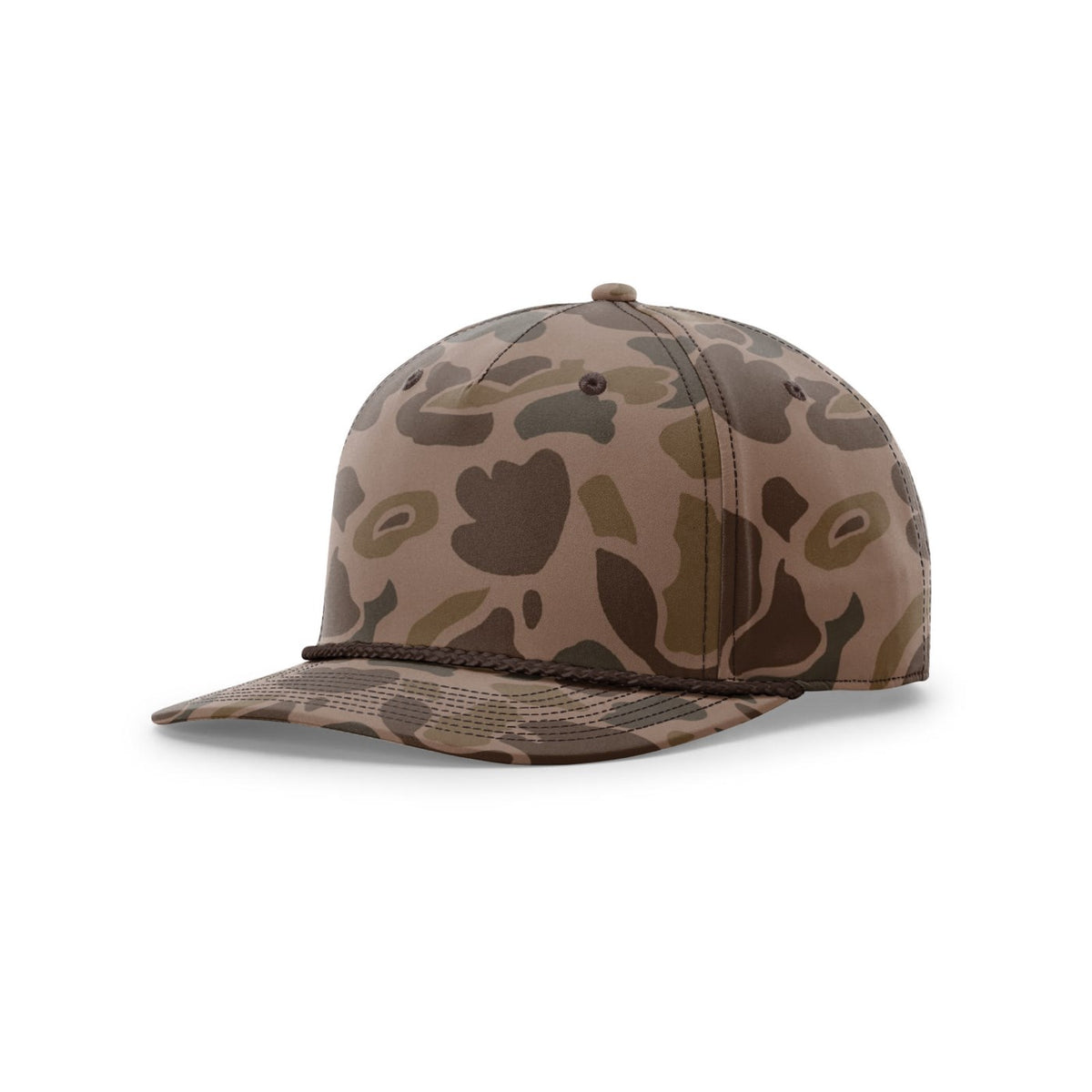 Richardson 258P Printed Five Panel Classic Rope Cap | Retro Trucker Hat Wholesale