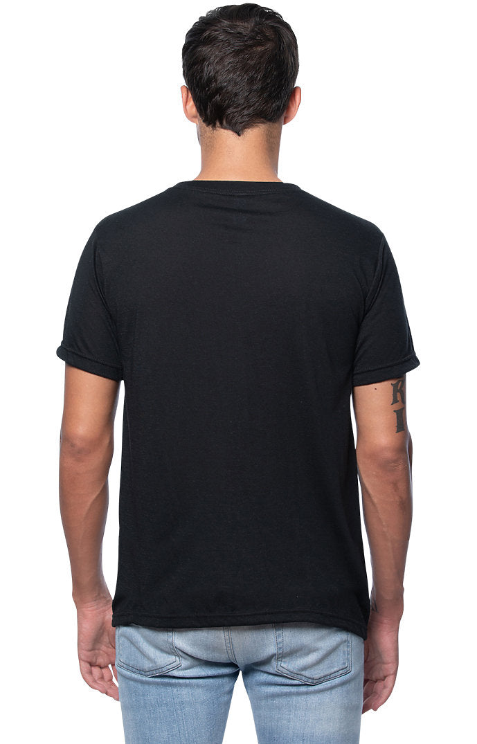 Royal Apparel 26550PWA Unisex Performance Poly Tee - Black