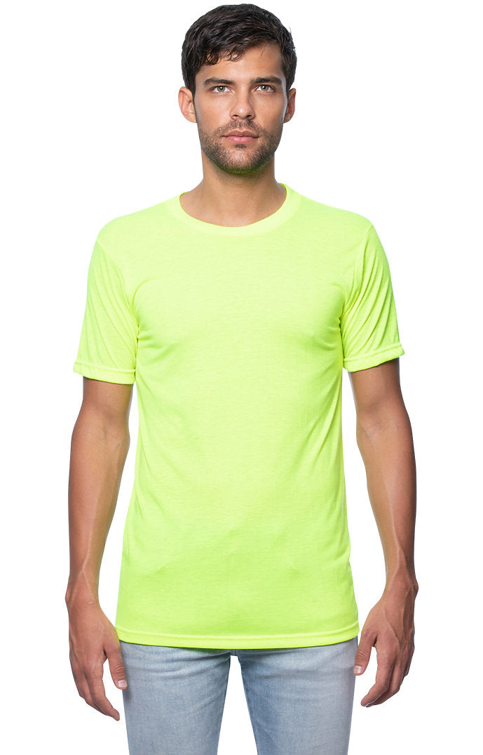 Royal Apparel 26550PWA Unisex Performance Poly Tee - Safety Yellow