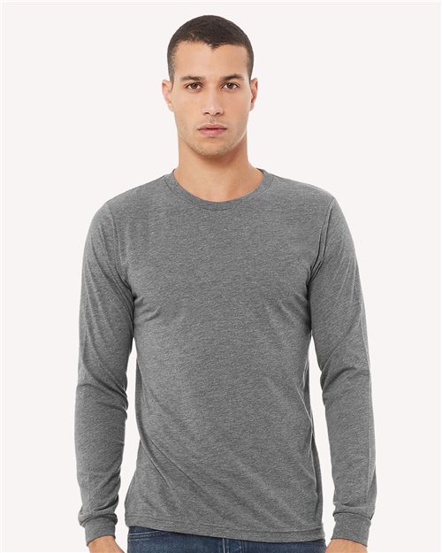 Bella + Canvas 3513 Unisex Triblend Long Sleeve Tee