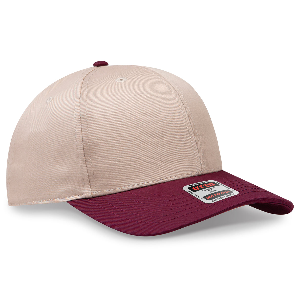 OTTO CAP® 6 Panel Mid Profile Baseball Cap OTTO 27-079