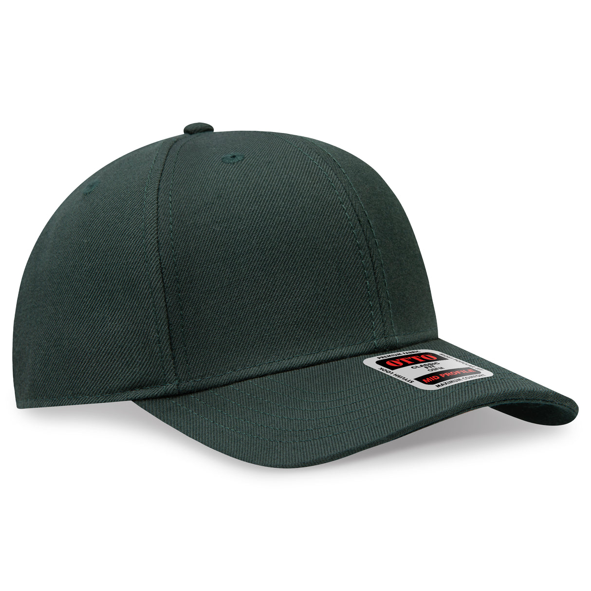 OTTO CAP® 6 Panel Mid Profile Baseball Cap OTTO 27-210