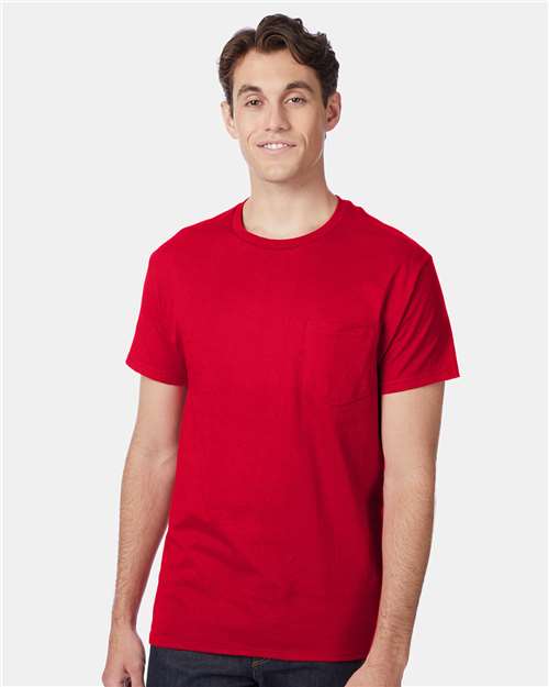 Hanes 5590 Men's Authentic Pocket T-Shirt