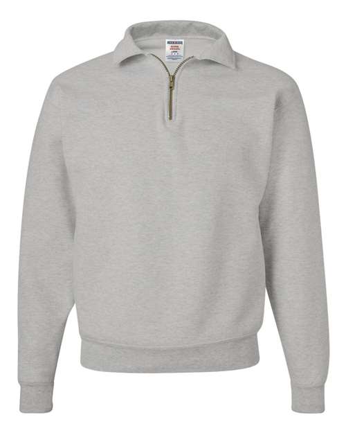 JERZEES Unisex Super Sweats NuBlend® Quarter-Zip Cadet Collar Sweatshirt - JERZEES 4528MR