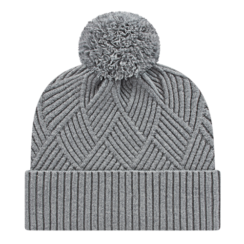 Cap America iK8554 Premium Diagonal Weave Knit Cap with Cuff