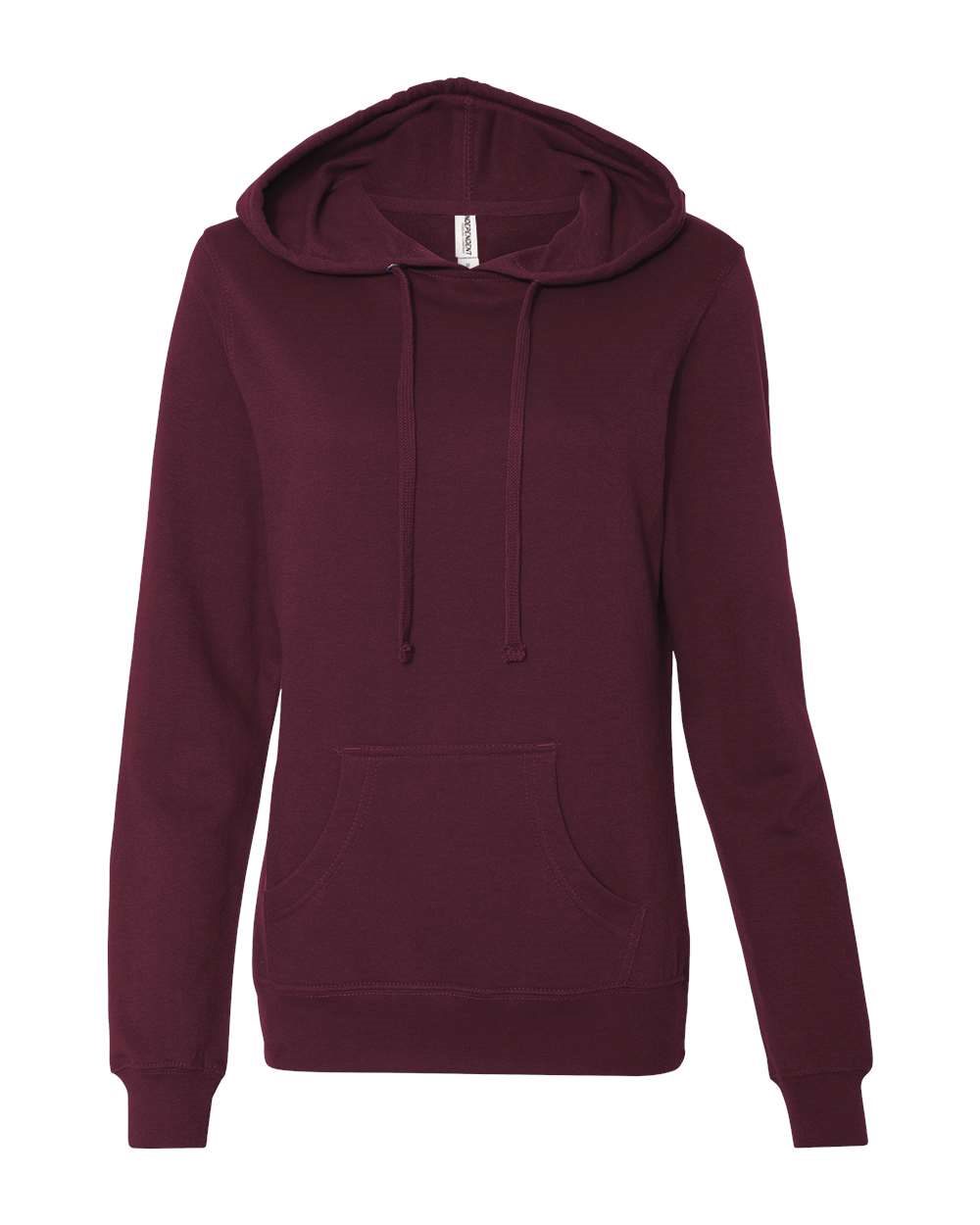 Independent Trading Co. Women's Junior Fit Heavenly Fleece Lightweight Hooded Sweatshirt - Independent Trading Co. SS650