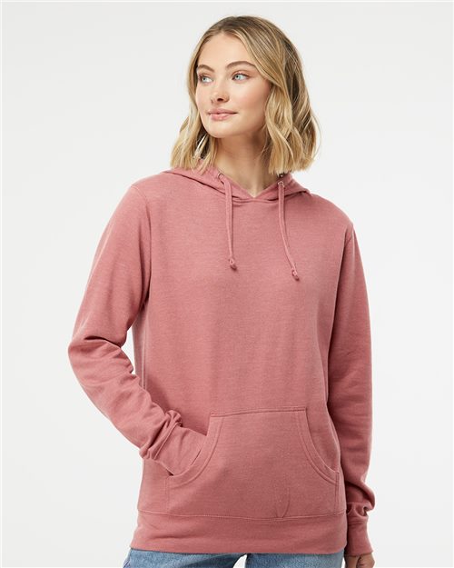 Independent Trading Co. Women's Junior Fit Heavenly Fleece Lightweight Hooded Sweatshirt - Independent Trading Co. SS650