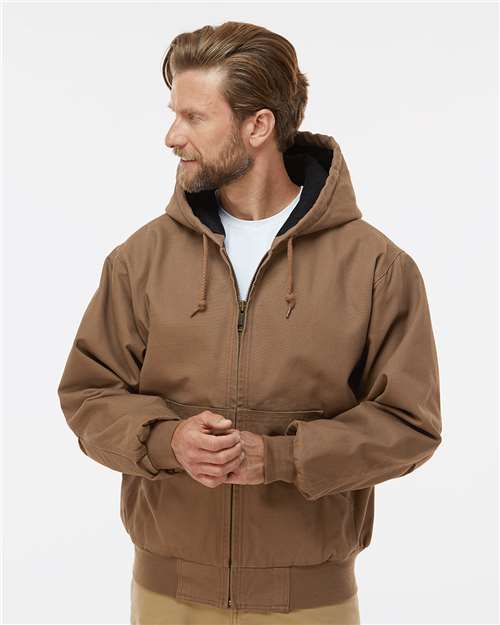DRI DUCK Men's Cheyenne Boulder Cloth™ Hooded Jacket with Tricot Quilt Lining - DRI DUCK 5020