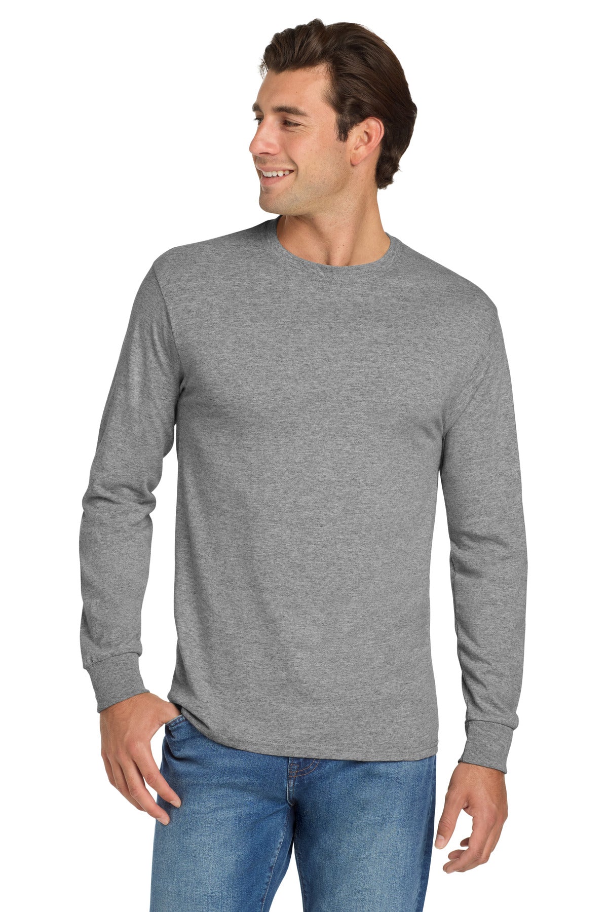 Jerzees ® - Dri-Power ® 50/50 Cotton/Poly Long Sleeve T-Shirt. 29LS - Jerzees 29LS