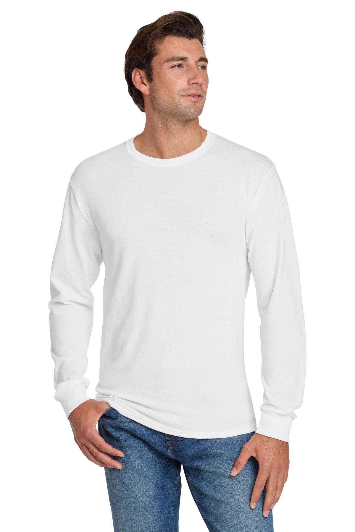Jerzees ® - Dri-Power ® 50/50 Cotton/Poly Long Sleeve T-Shirt. 29LS - Jerzees 29LS