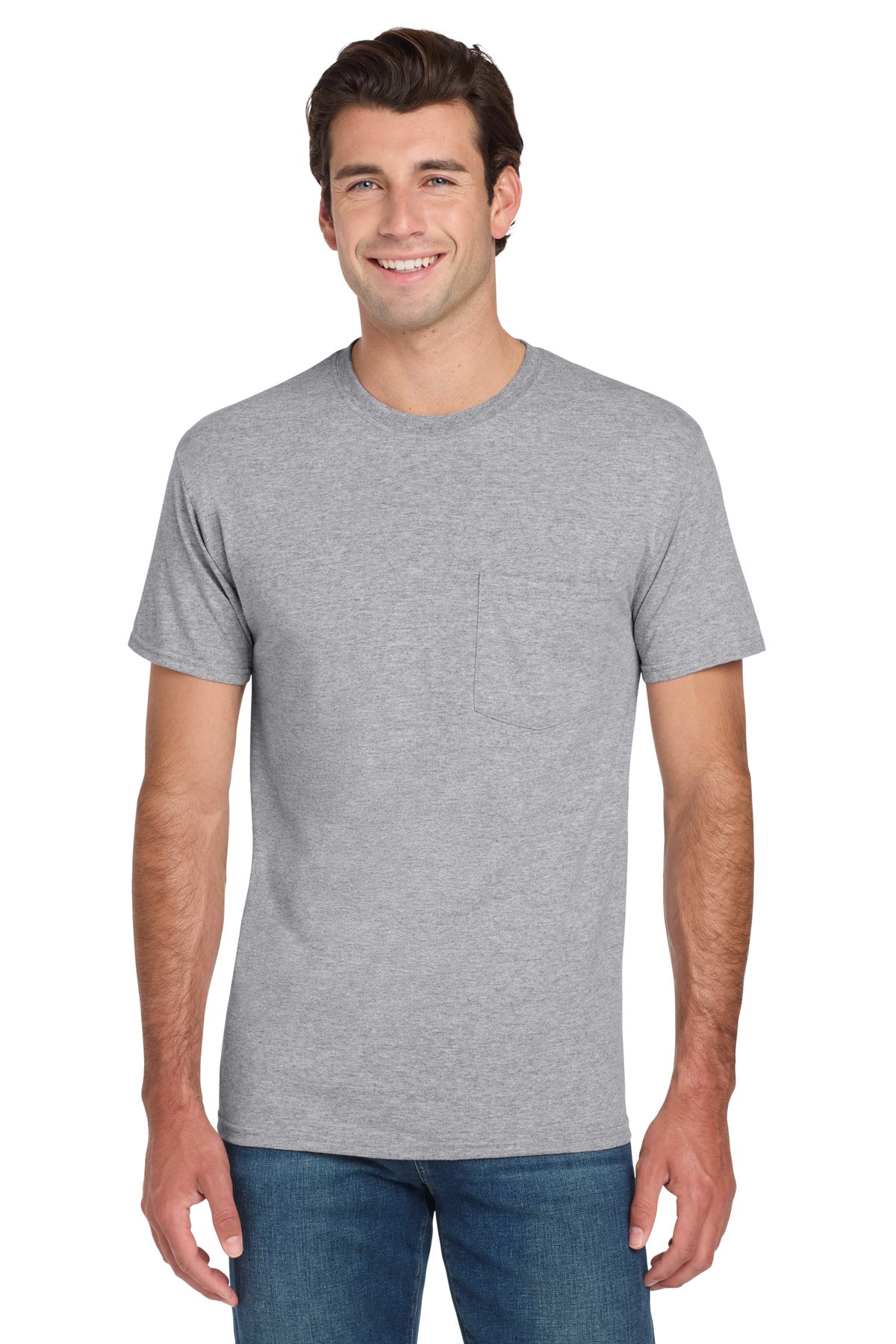 Jerzees ® - Dri-Power ® 50/50 Cotton/Poly Pocket T-Shirt. 29MP - Jerzees 29MP