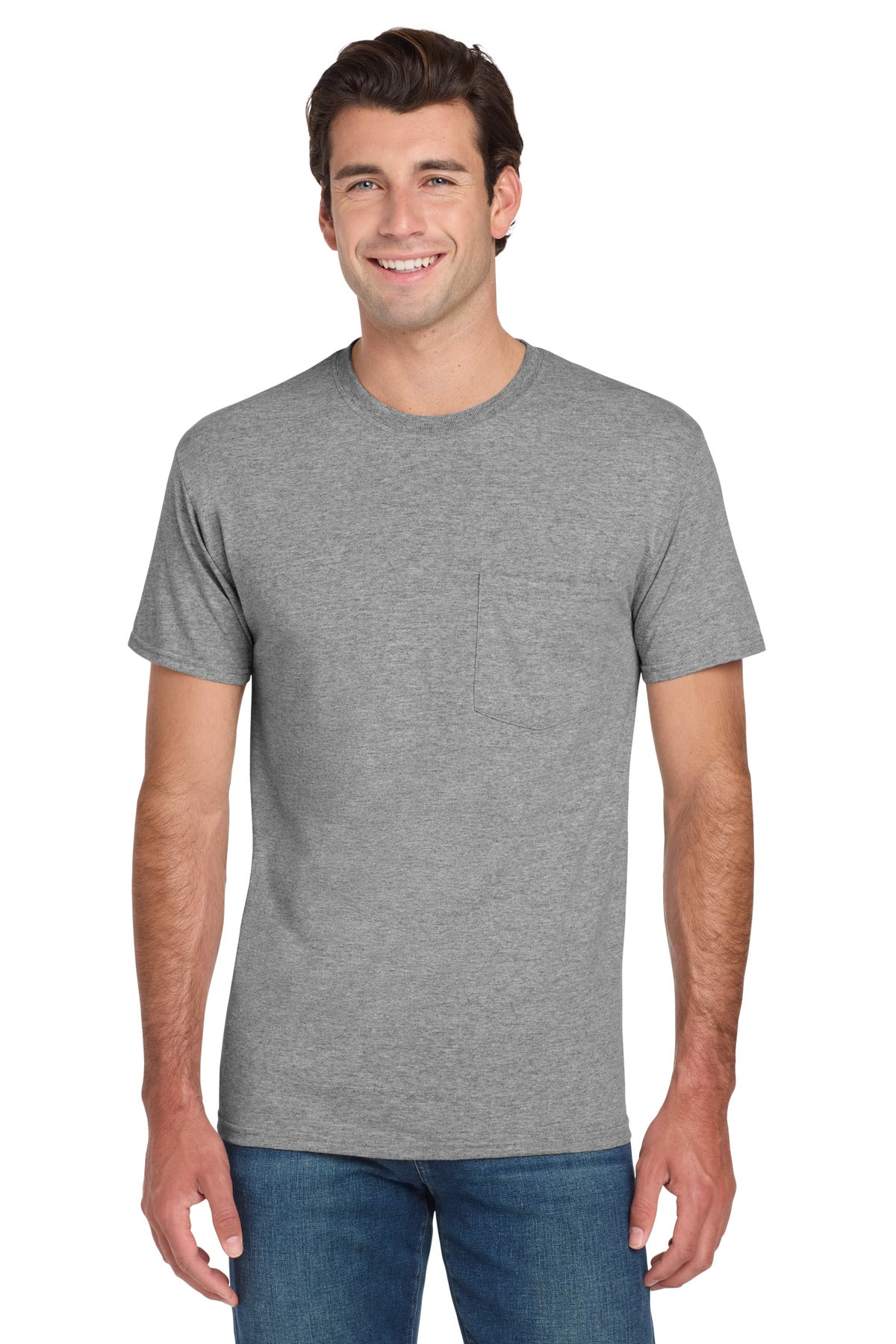 Jerzees ® - Dri-Power ® 50/50 Cotton/Poly Pocket T-Shirt. 29MP - Jerzees 29MP