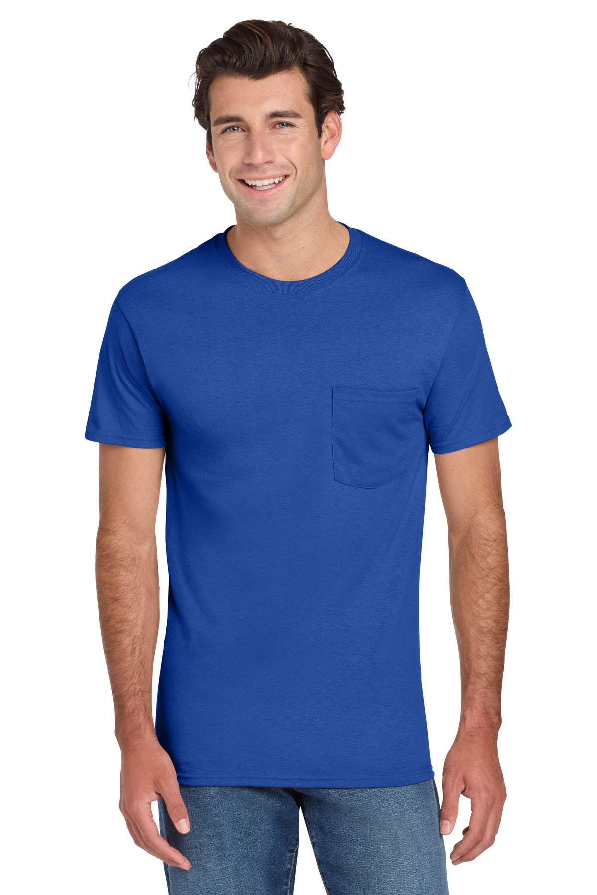 Jerzees ® - Dri-Power ® 50/50 Cotton/Poly Pocket T-Shirt. 29MP - Jerzees 29MP