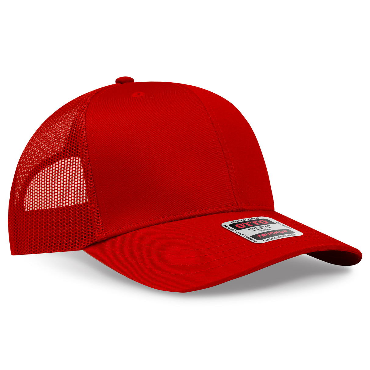 OTTO CAP® 6 Panel Mid Profile Mesh Back Trucker Hat OTTO 30-287