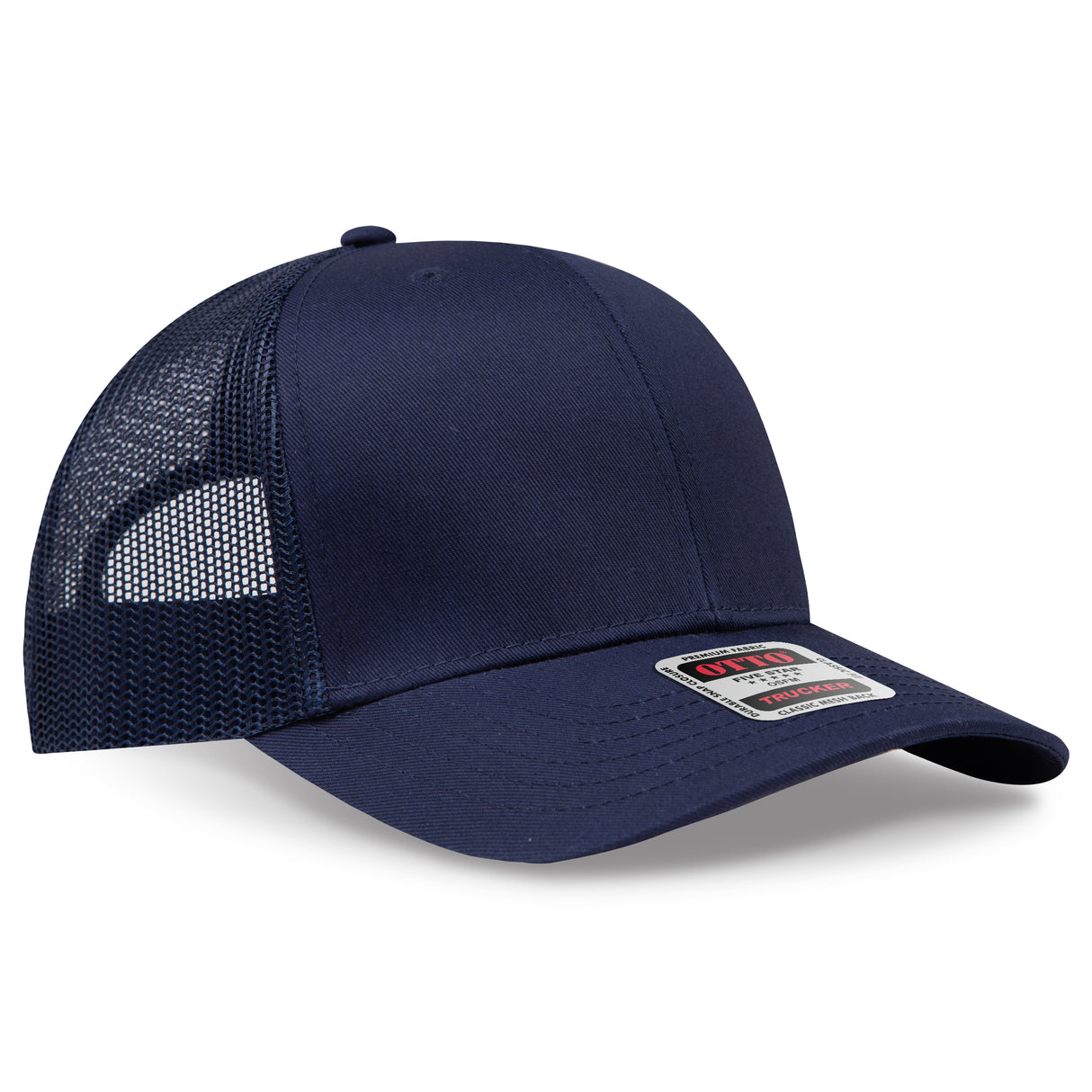 OTTO CAP® 6 Panel Mid Profile Mesh Back Trucker Hat OTTO 30-287