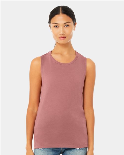 BELLA + CANVAS Women's Flowy Scoop Muscle Tank - BELLA + CANVAS 8803