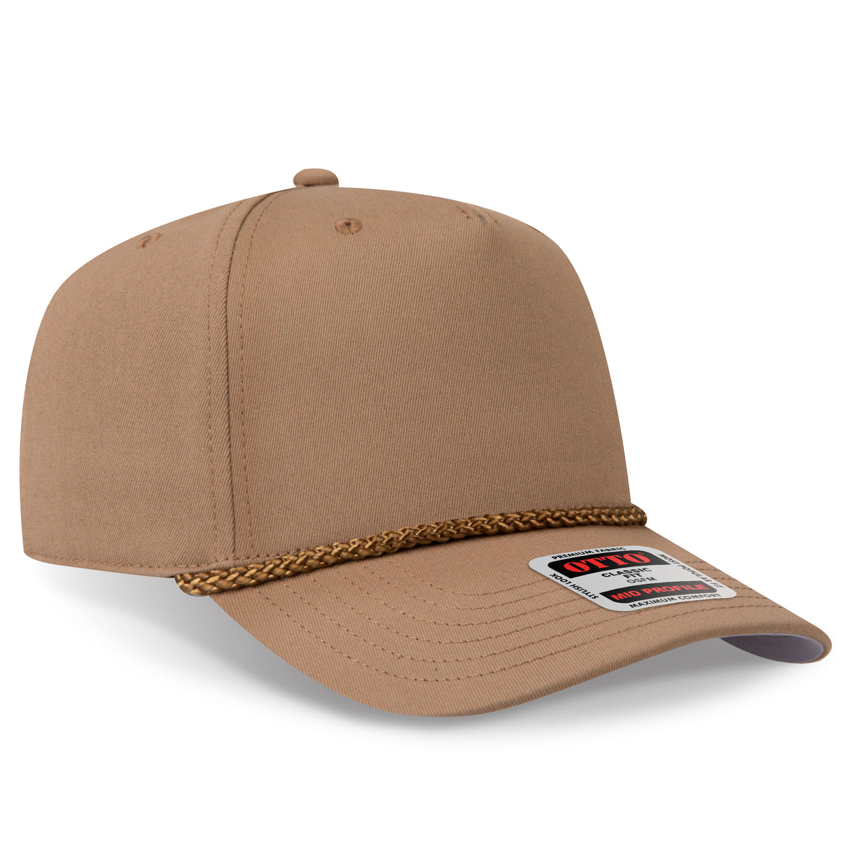 OTTO CAP® 5 Panel Mid Profile Baseball Cap OTTO 31-068