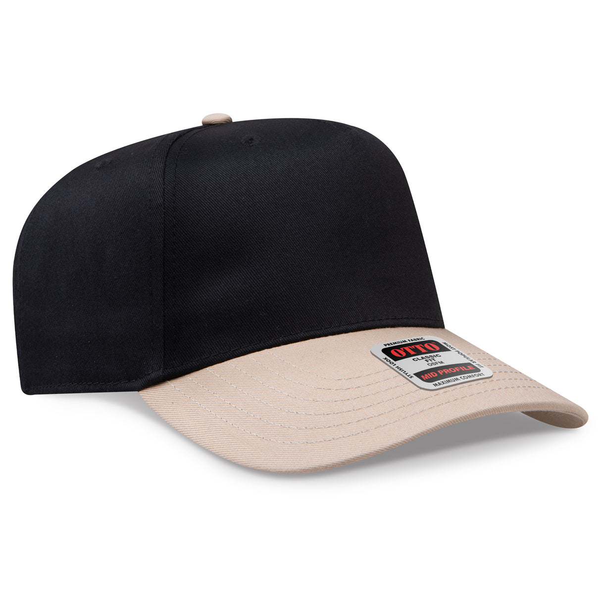 OTTO CAP® 5 Panel Mid Profile Baseball Cap OTTO 31-069