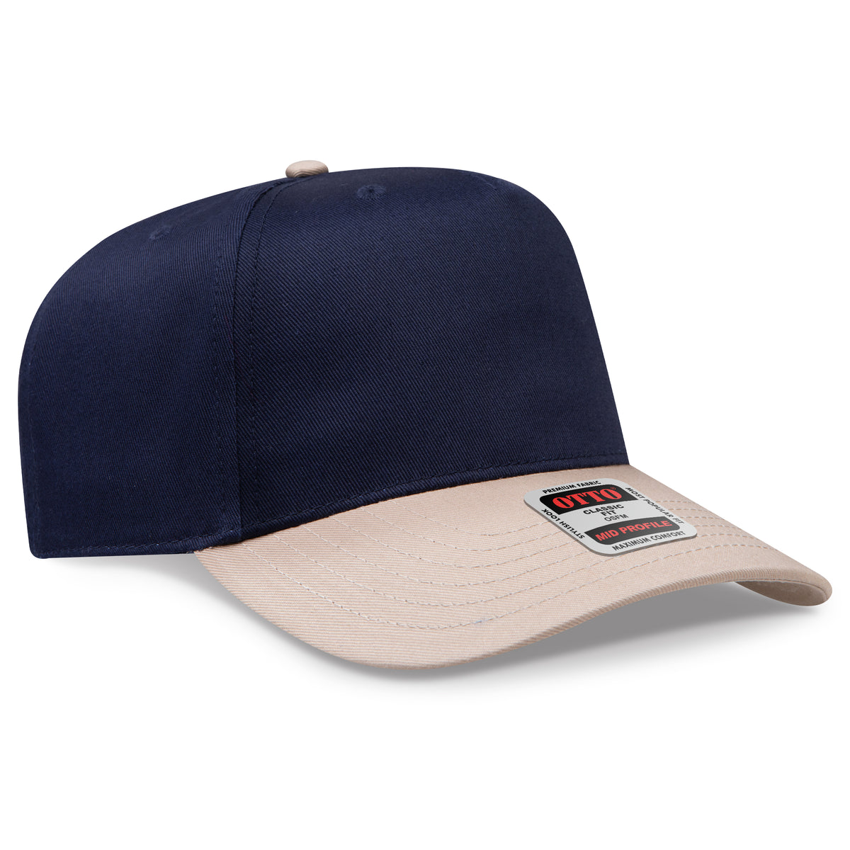 OTTO CAP® 5 Panel Mid Profile Baseball Cap OTTO 31-069