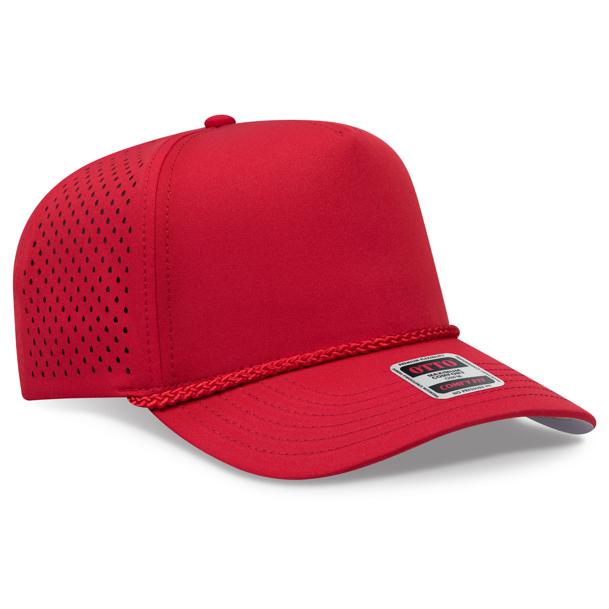 OTTO CAP® OTTO COMFY FIT® 5 Panel Mid Profile Perforated Baseball Cap OTTO 31-5