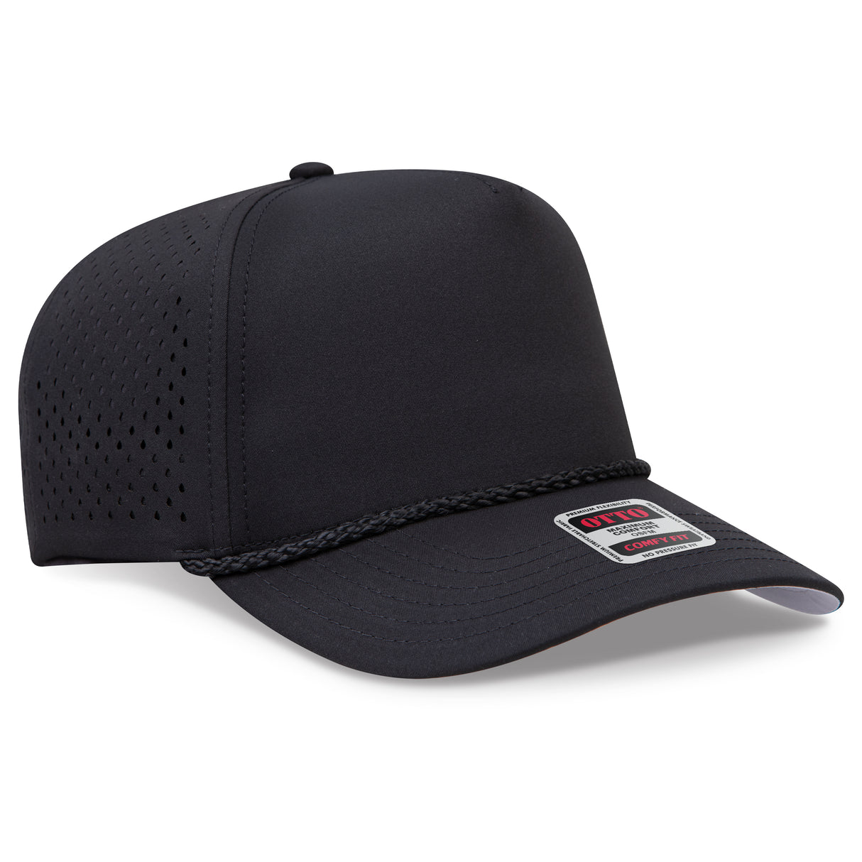 OTTO CAP® OTTO COMFY FIT® 5 Panel Mid Profile Perforated Baseball Cap OTTO 31-5