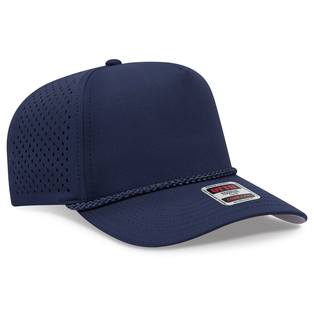 OTTO CAP® OTTO COMFY FIT® 5 Panel Mid Profile Perforated Baseball Cap OTTO 31-5