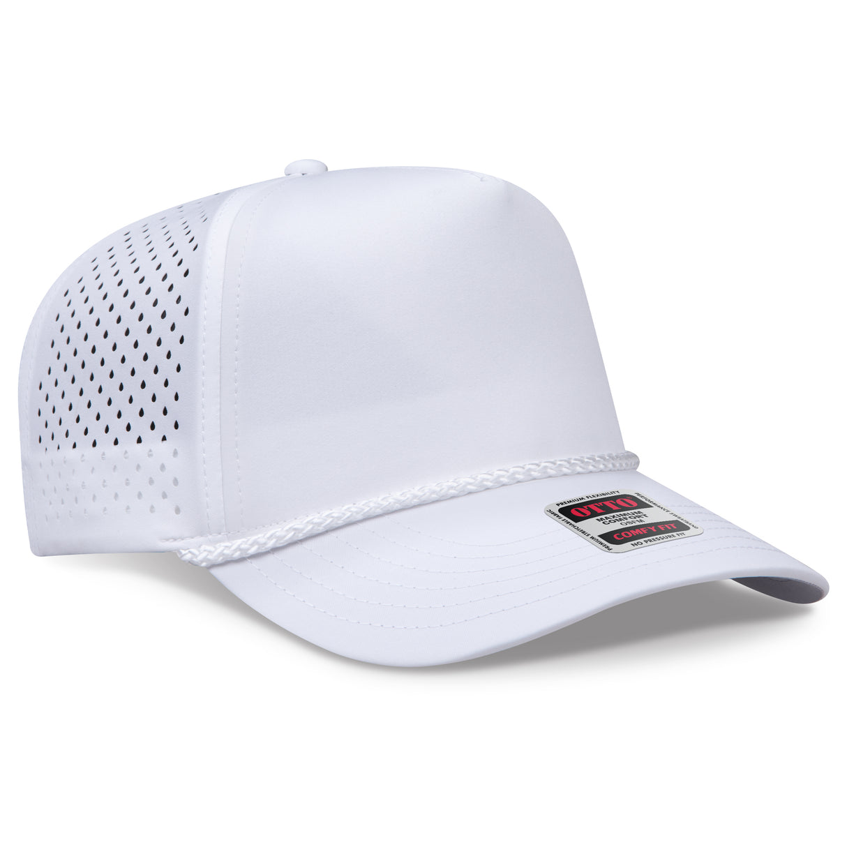 OTTO CAP® OTTO COMFY FIT® 5 Panel Mid Profile Perforated Baseball Cap OTTO 31-5