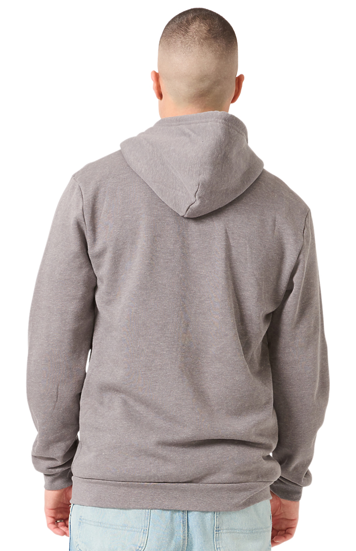 Royal Apparel 3150 Unisex Fashion Fleece Zip Hoodie - Heather Charcoal