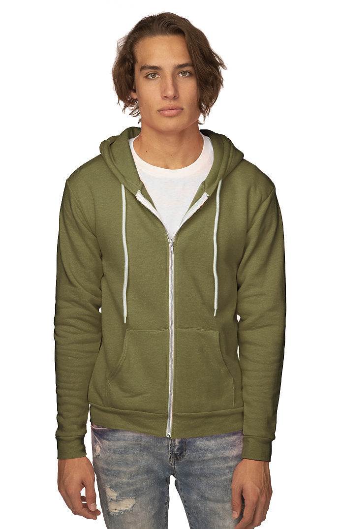 Royal Apparel 3150 Unisex Fashion Fleece Zip Hoodie - Olive Drab