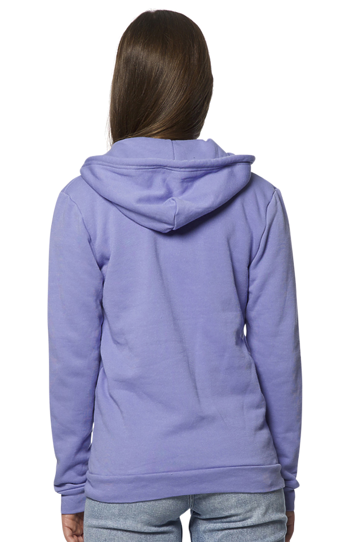 Royal Apparel 3150 Unisex Fashion Fleece Zip Hoodie - Periwinkle