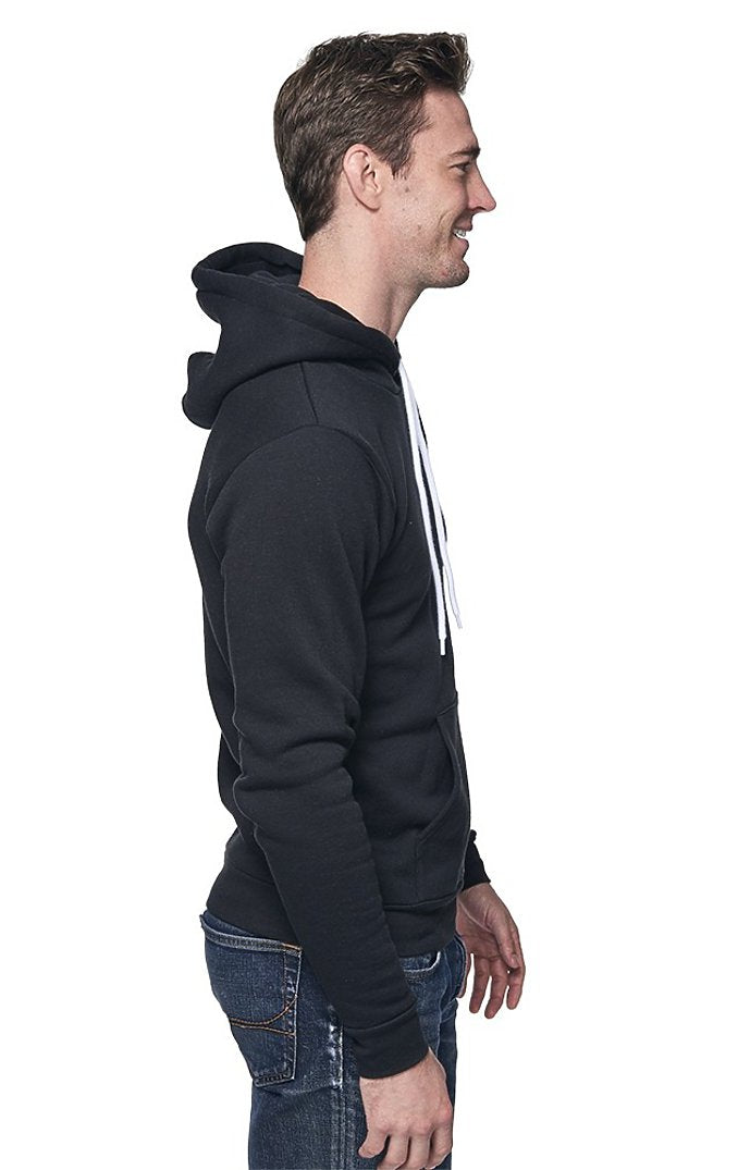 Royal Apparel 3155 Unisex Fashion Fleece Pullover Hoodie - Black