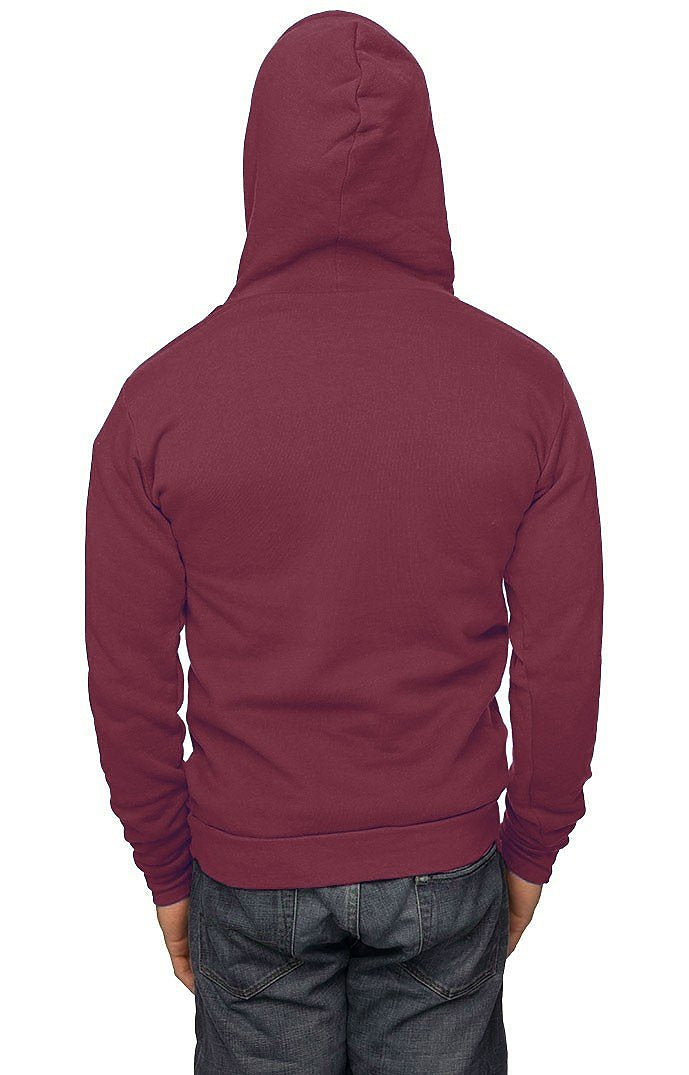 Royal Apparel 3155 Unisex Fashion Fleece Pullover Hoodie - Burgundy
