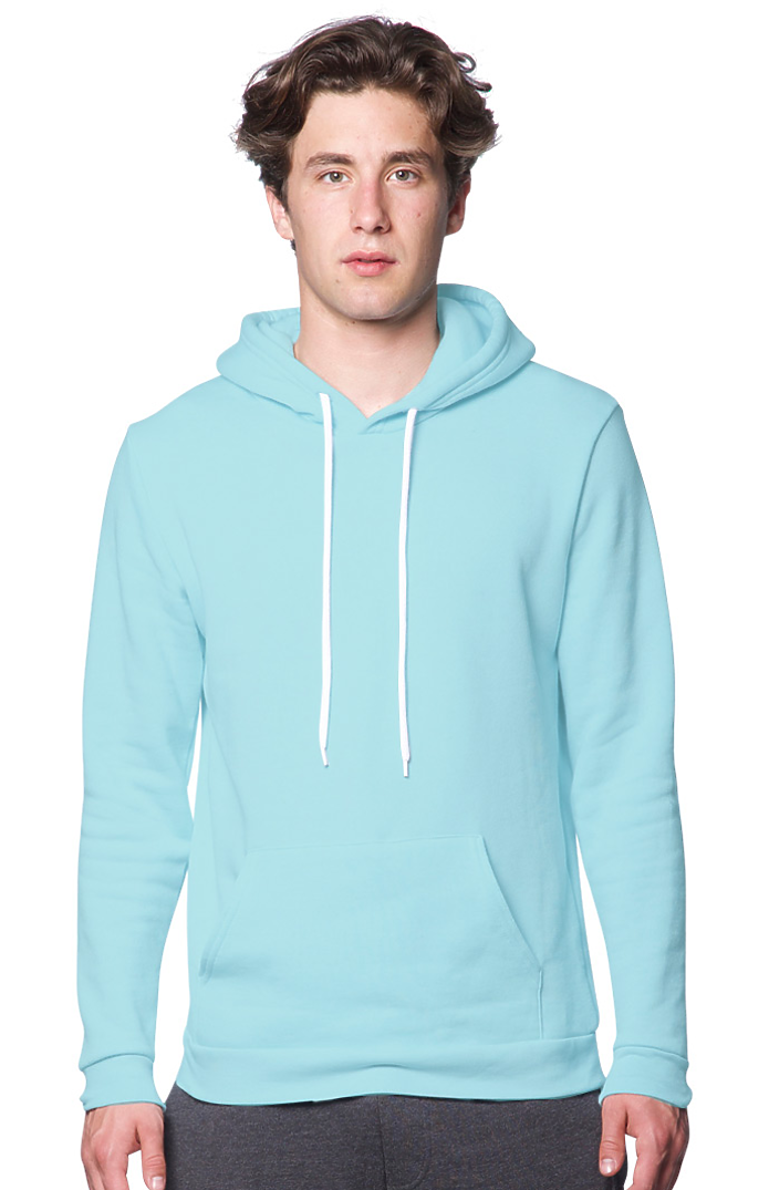 Royal Apparel 3155 Unisex Fashion Fleece Pullover Hoodie - Heather Breeze