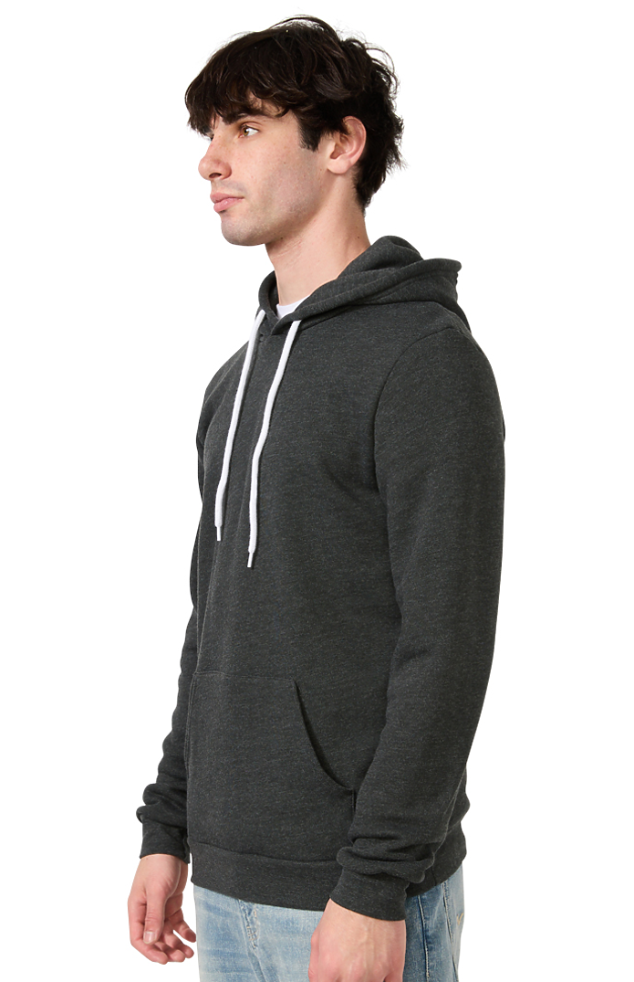Royal Apparel 3155 Unisex Fashion Fleece Pullover Hoodie - Heather Dark Grey