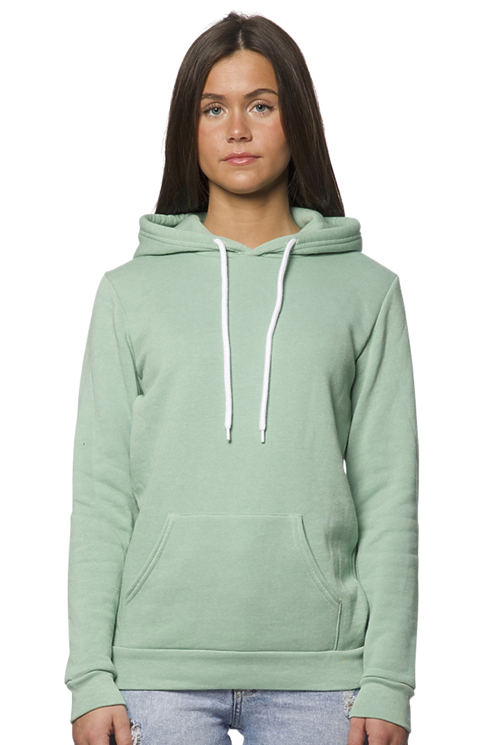 Royal Apparel 3155 Unisex Fashion Fleece Pullover Hoodie - Heather Sage