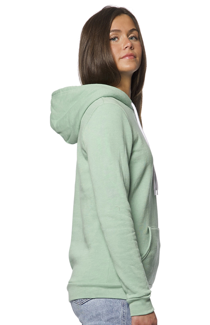 Royal Apparel 3155 Unisex Fashion Fleece Pullover Hoodie - Heather Sage