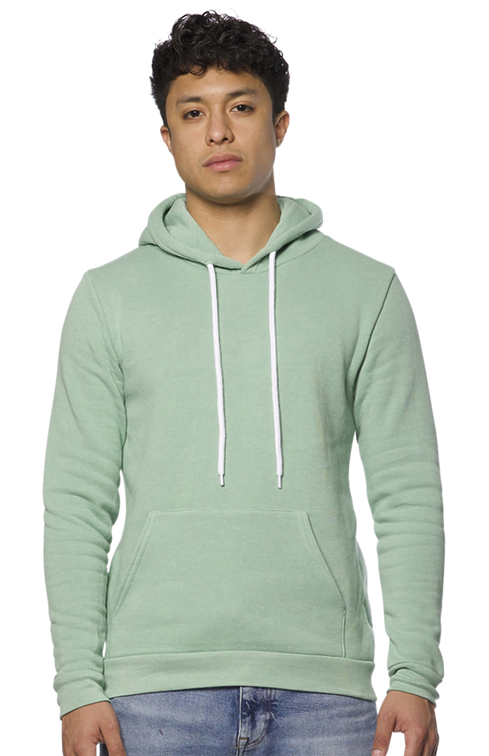 Royal Apparel 3155 Unisex Fashion Fleece Pullover Hoodie - Heather Sage