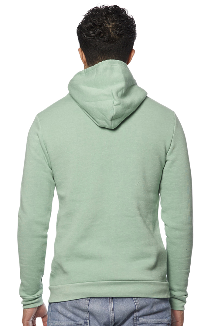 Royal Apparel 3155 Unisex Fashion Fleece Pullover Hoodie - Heather Sage