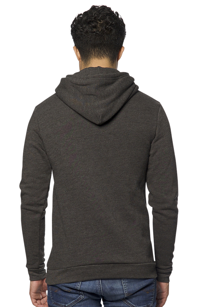 Royal Apparel 3155 Unisex Fashion Fleece Pullover Hoodie - Heather Smoke