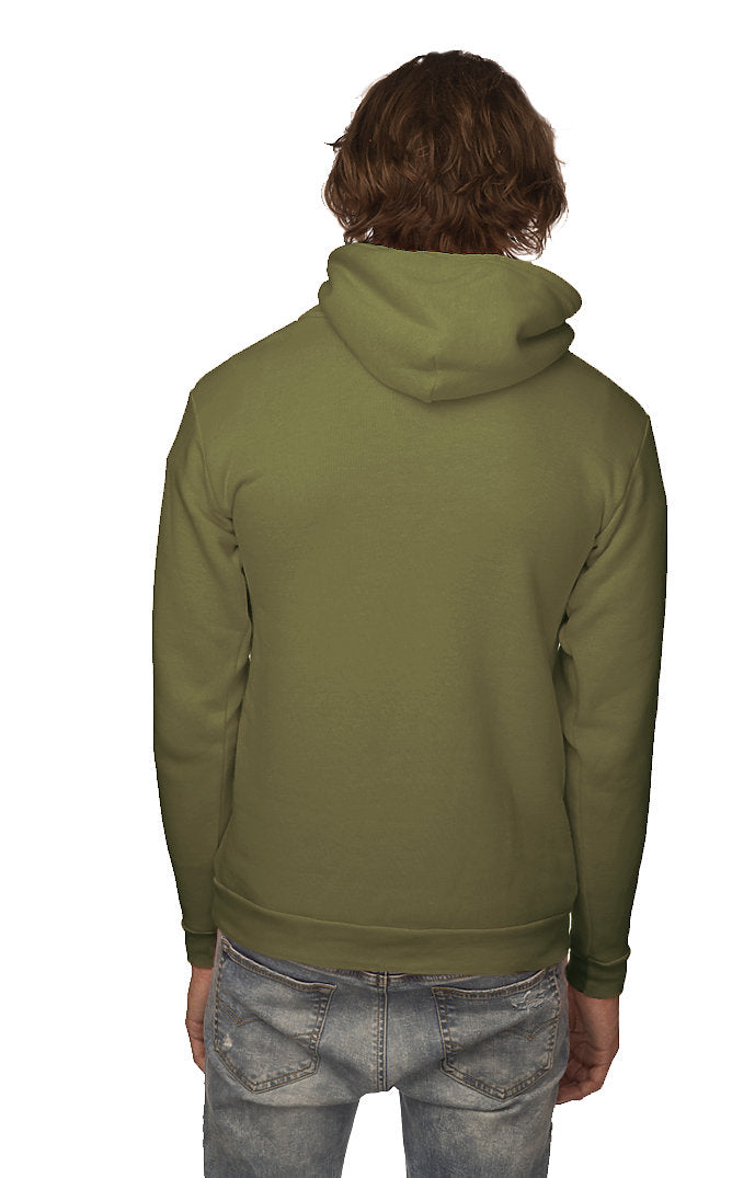 Royal Apparel 3155 Unisex Fashion Fleece Pullover Hoodie - Olive Drab