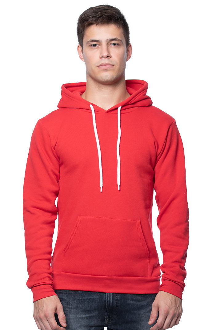 Royal Apparel 3155 Unisex Fashion Fleece Pullover Hoodie - Red