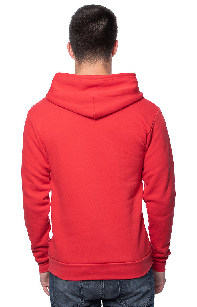 Royal Apparel 3155 Unisex Fashion Fleece Pullover Hoodie - Red