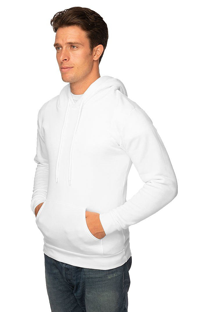Royal Apparel 3155 Unisex Fashion Fleece Pullover Hoodie - White