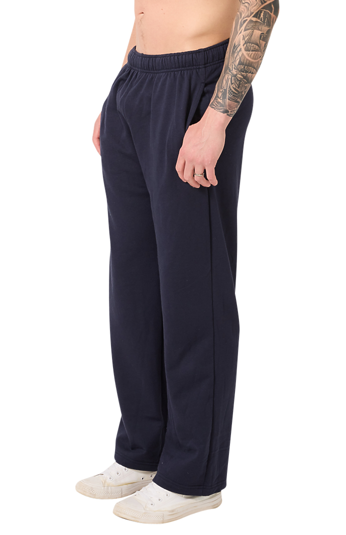 Royal Apparel 3156 Unisex Fashion Fleece Straight Leg Sweatpant - Navy